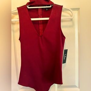 Deep Red Lulu’s bodysuit